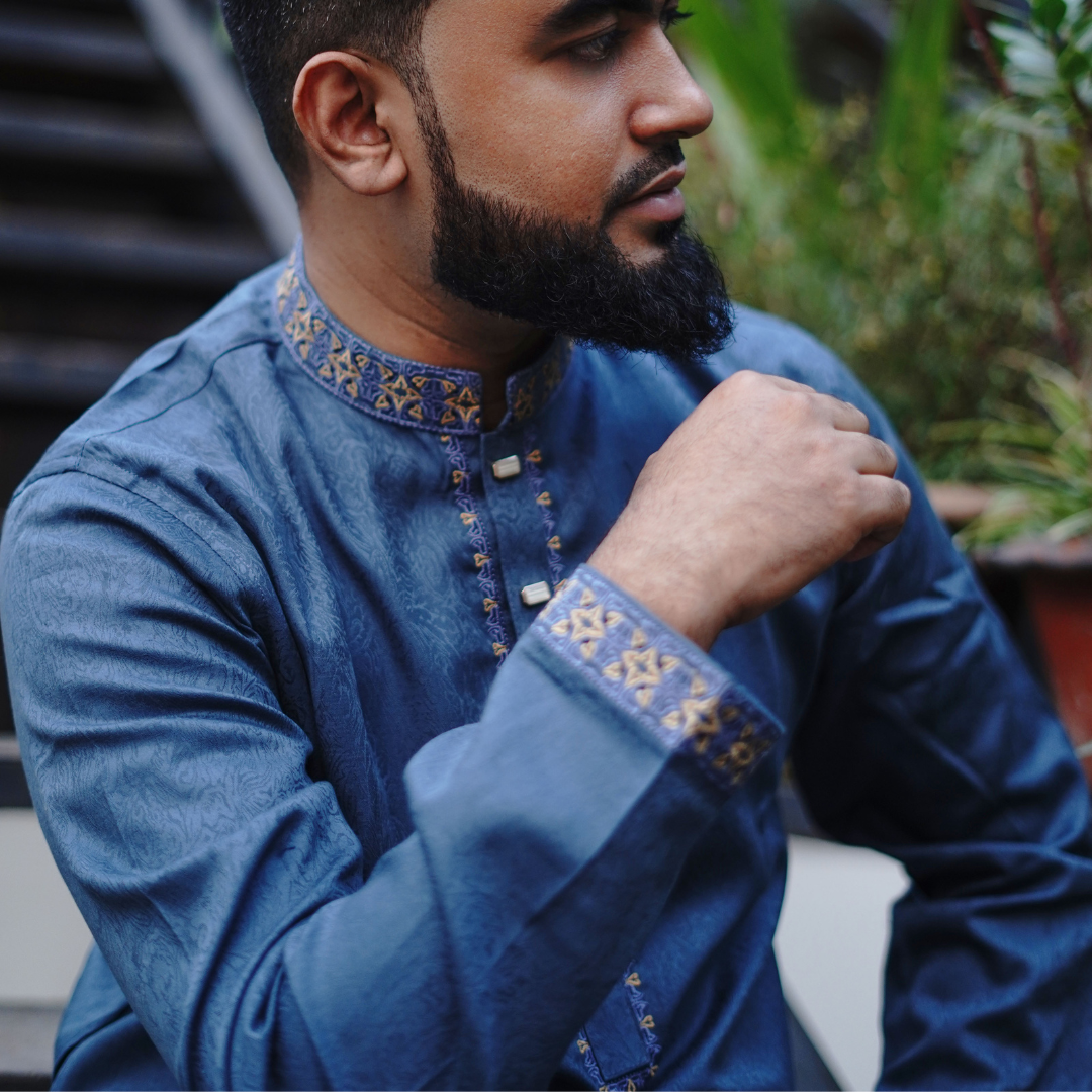 Luxury jacquard Panjabi 1203