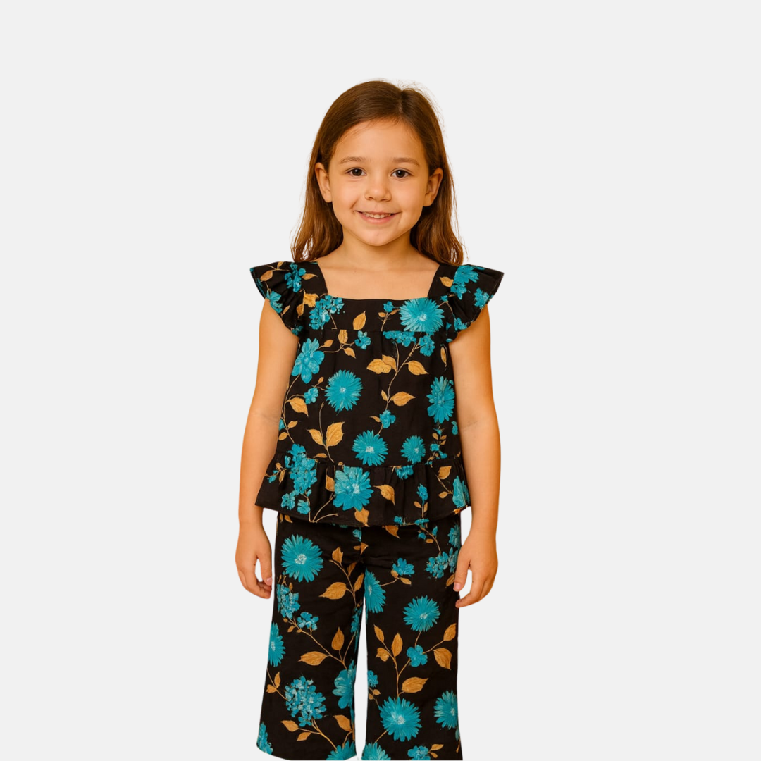 Girl,s fancy Top bottom Half Sleeve Set Code- 151