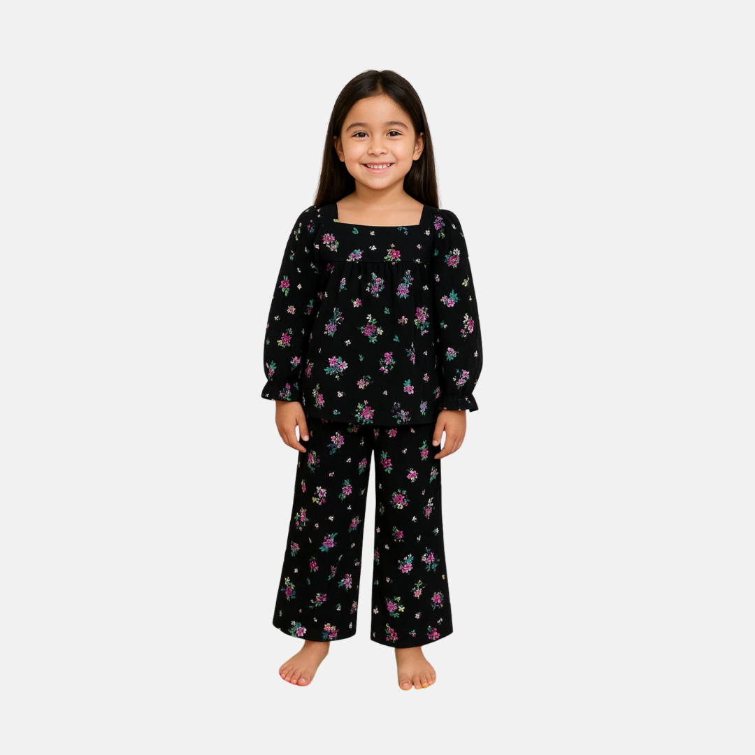 Girl,s fancy Top bottom Long Sleeve Set.Code-105