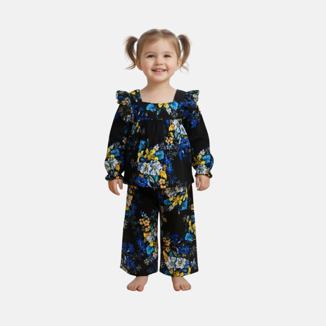 Girl,s fancy Top bottom Full Sleeve Set.Code-103