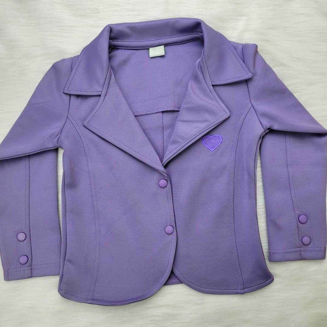 Exclusive Girl’s Premium Blazer Set Purple