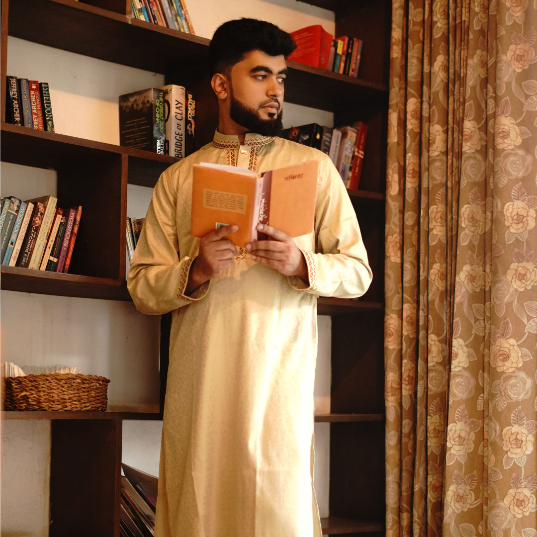 Luxury jacquard Panjabi 1202