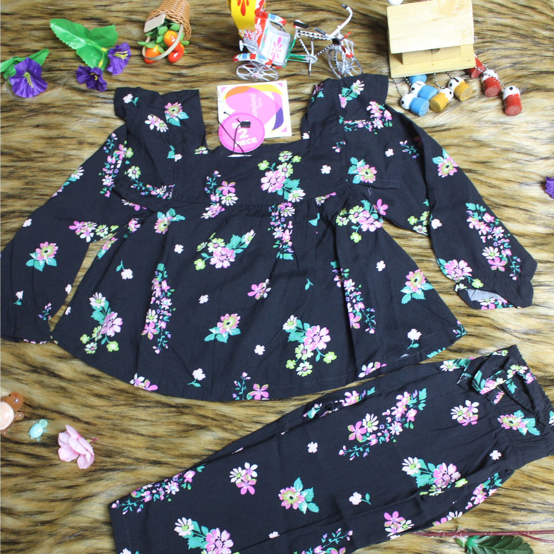 Girl,s fancy Top bottom Long Sleeve Set.Code-105
