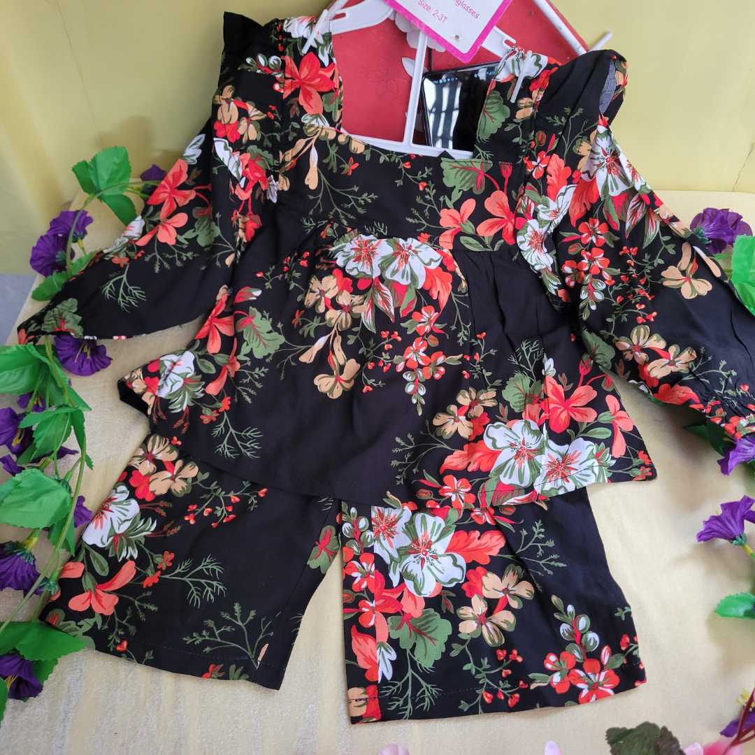 Girl,s fancy Top bottom Long Sleeve Set.Code-102