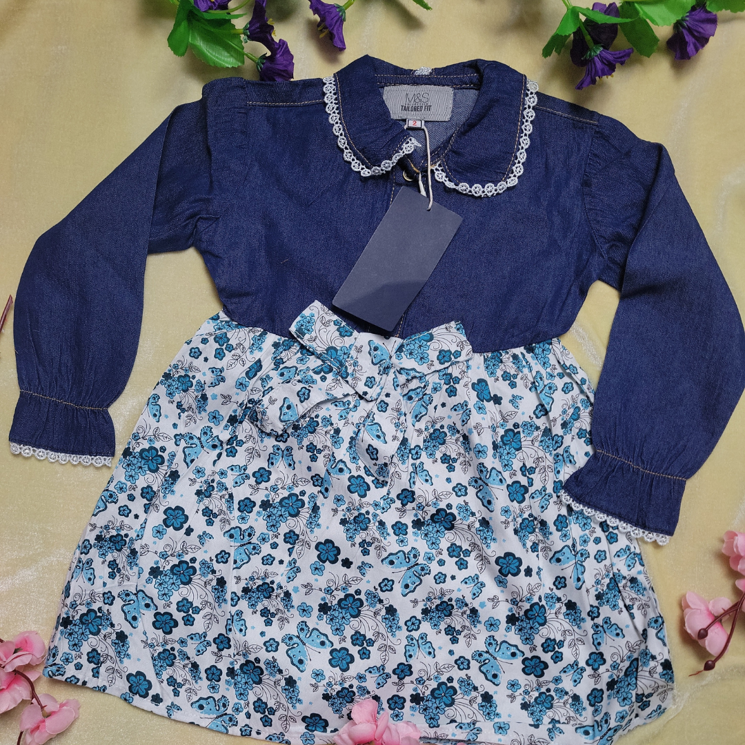 Full Sleeve Denim & mix Fabrics Tops- 204