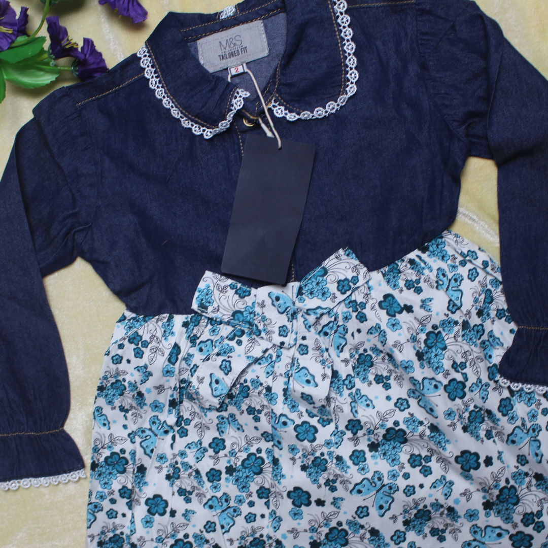 Full Sleeve Denim & mix Fabrics Tops- 204