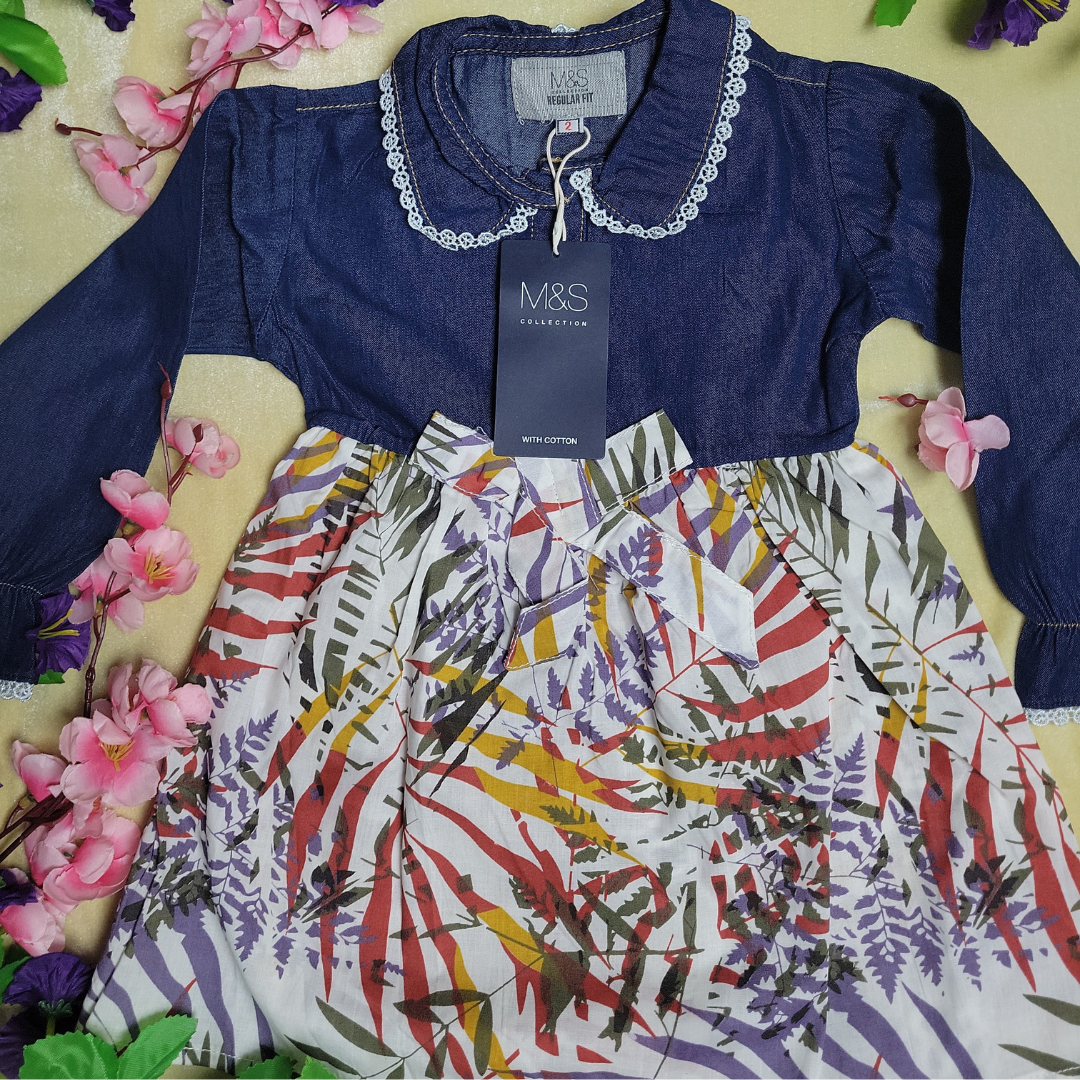 Full Sleeve Denim & mix Fabrics Tops - 205