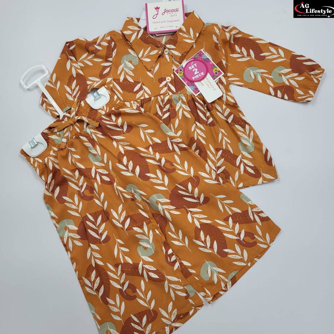 Girl,s fancy Top bottom Full Sleeve Set.Code-111