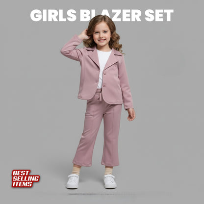 Exclusive Girl’s Premium Blazer Set pink