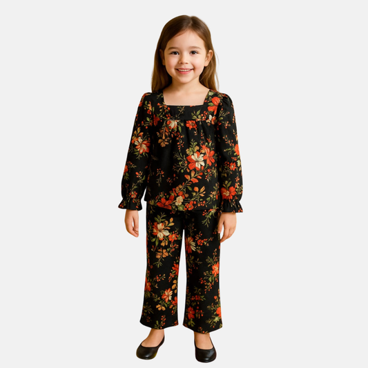 Girl,s fancy Top bottom Long Sleeve Set.Code-102
