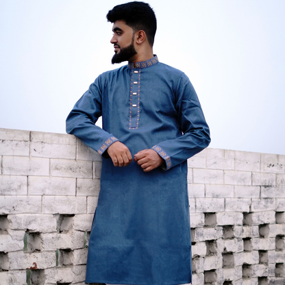 Luxury jacquard Panjabi 1203