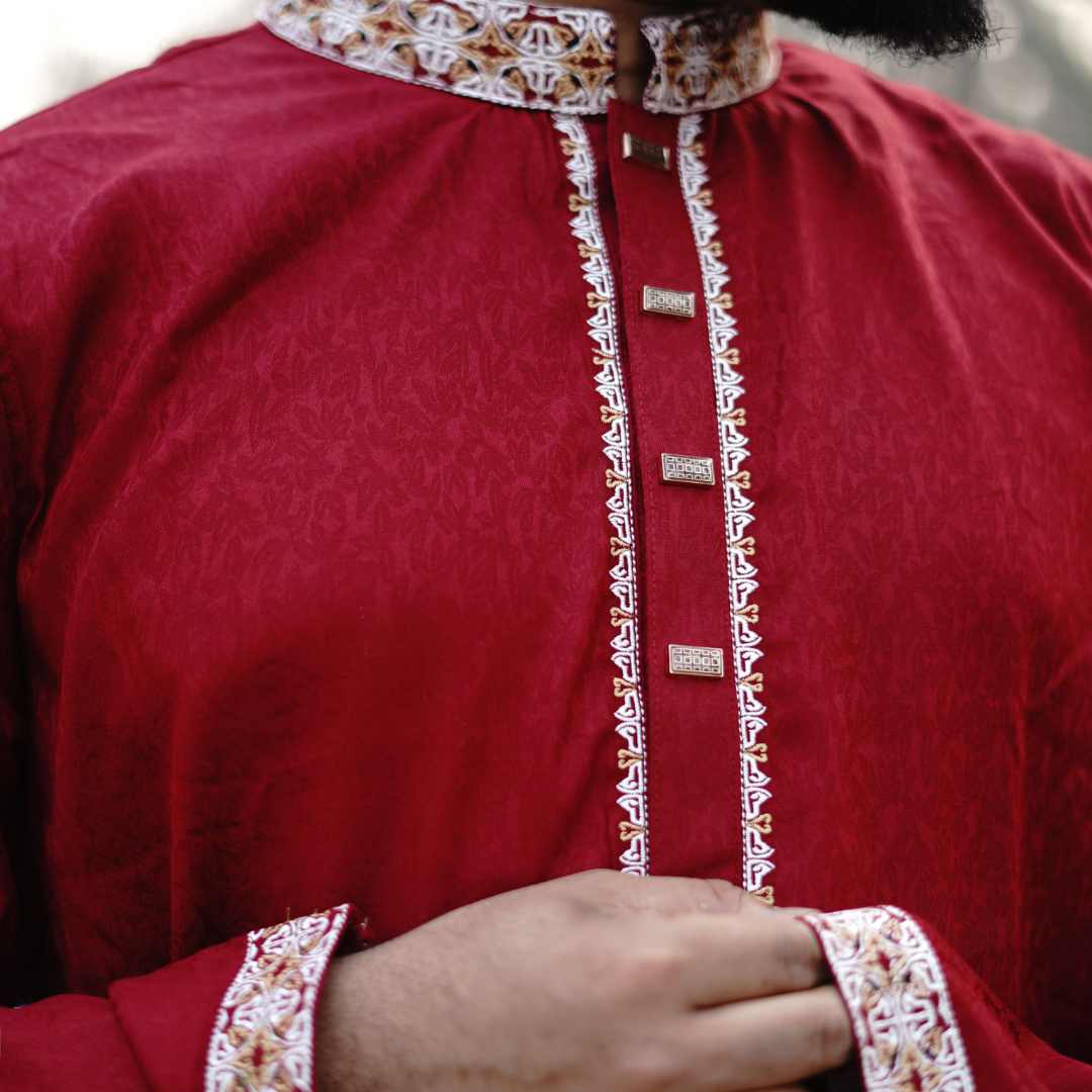 Luxury jacquard Panjabi 1201