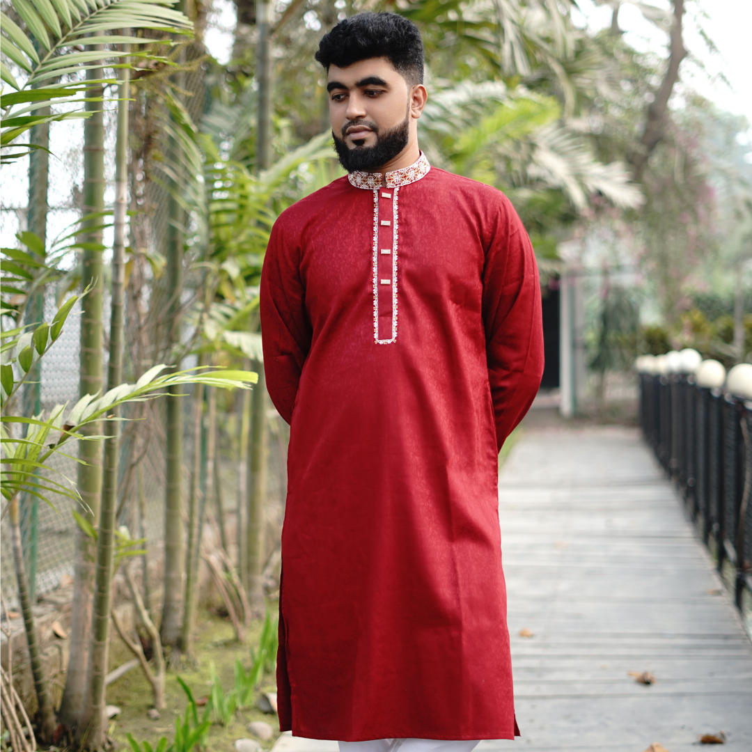 Luxury jacquard Panjabi 1201