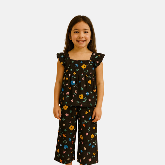 Girl,s fancy Top bottom Half Sleeve Set.Code-152