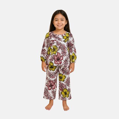 Girl,s fancy Top bottom Long Sleeve Set Code- 108