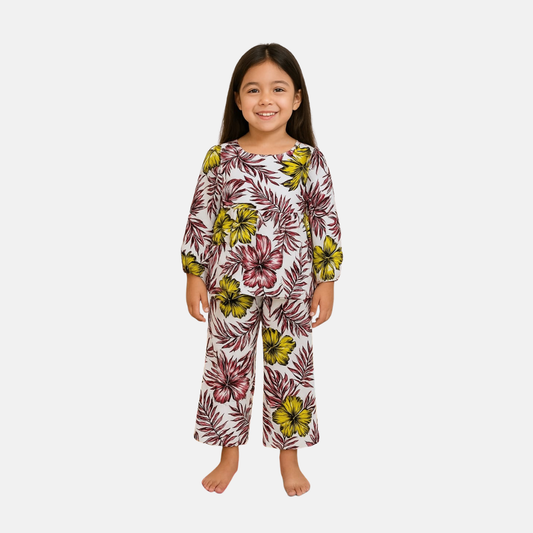 Girl,s fancy Top bottom Long Sleeve Set Code- 108