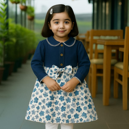 Full Sleeve Denim Tops- 204