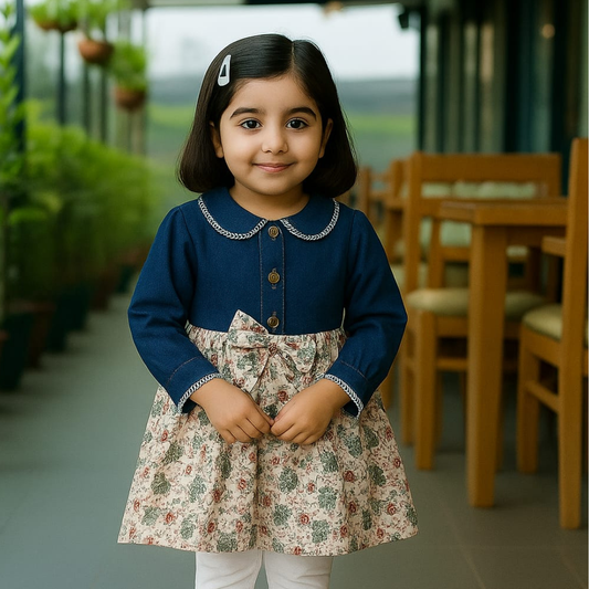 Full Sleeve Denim Tops- 203