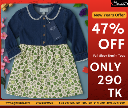 Full Sleev Denim Tops -202