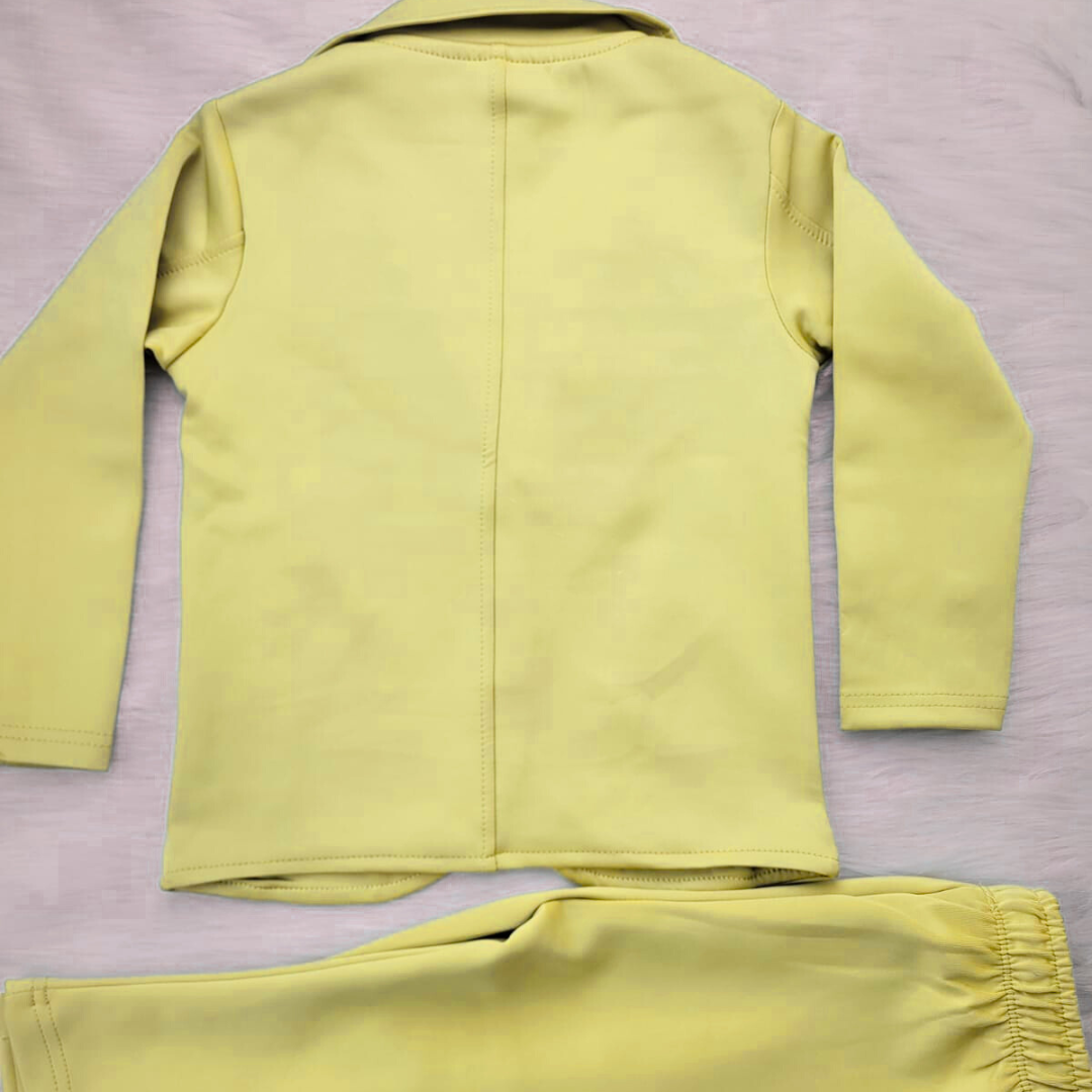 Exclusive Girl’s Premium Blazer Set Oliv