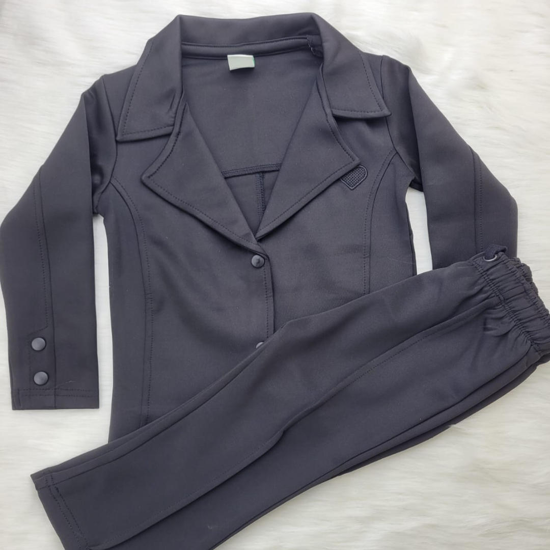 Exclusive Girl’s Premium Blazer Set Black