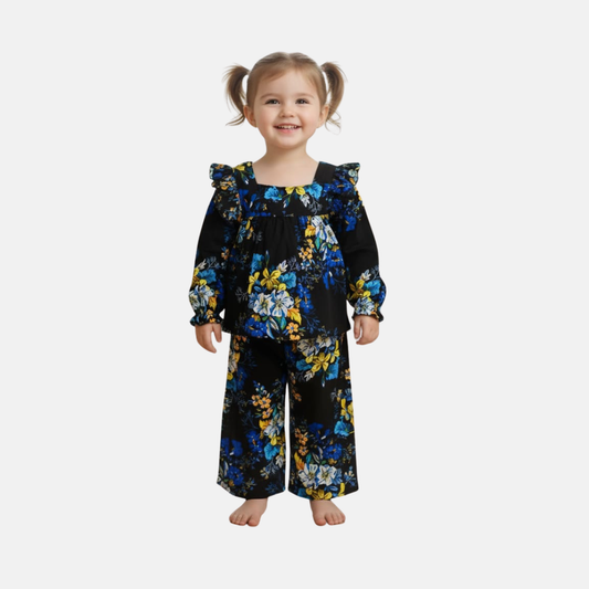 Girl,s fancy Top bottom Full Sleeve Set.Code-103