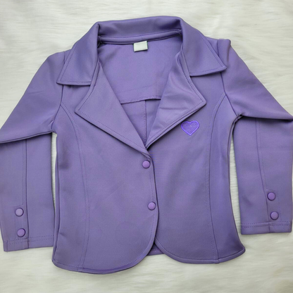 Exclusive Girl’s Premium Blazer Set Purple