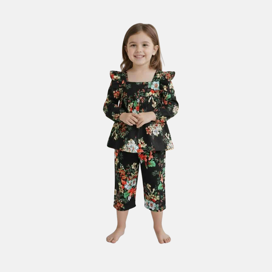 Girl,s fancy Top bottom Long Sleeve Set.Code-102