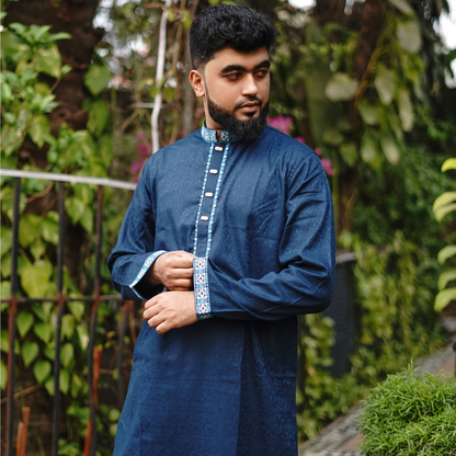 Luxury jacquard Panjabi 1204