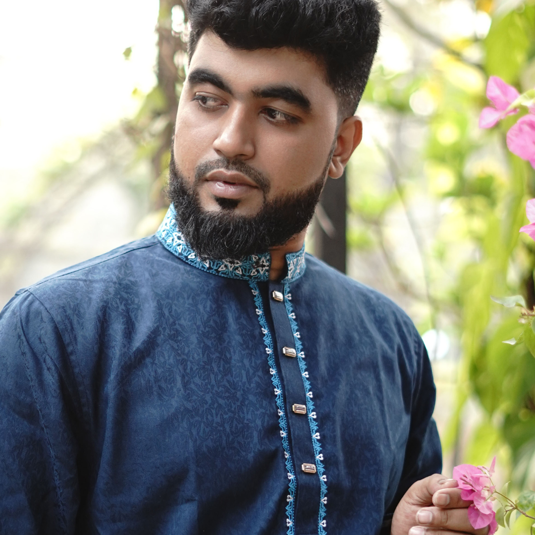 Luxury jacquard Panjabi 1204