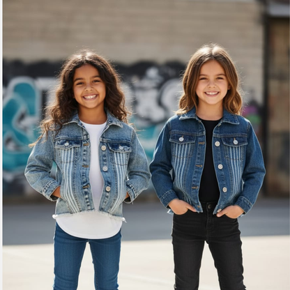 Denim Jacket For Baby Girl - 4001