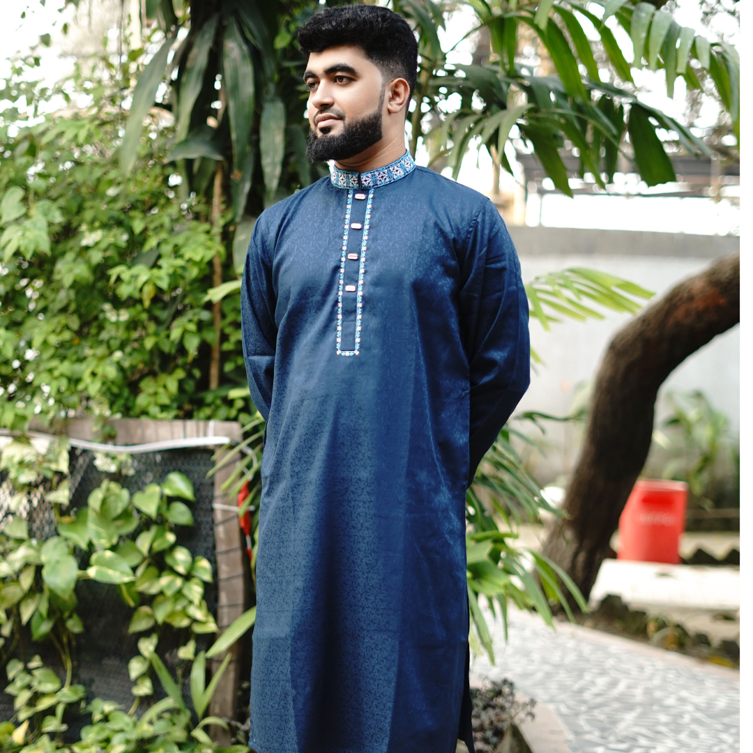 Luxury jacquard Panjabi 1204