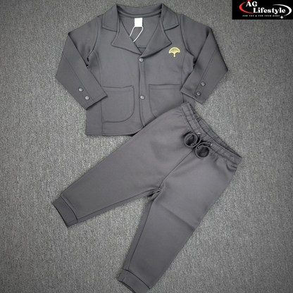 Exclusive Boys Blazer Set- Black