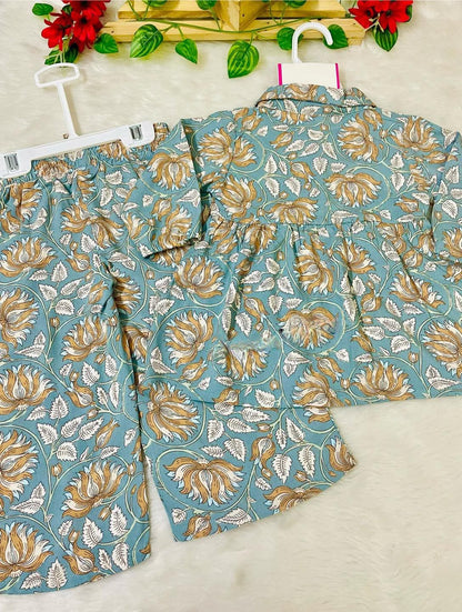 Girl,s fancy Top bottom Full Sleeve Set.Code-114