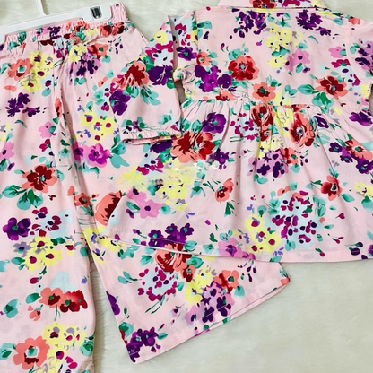 Girl,s fancy Top bottom Full Sleeve Set.Code-118