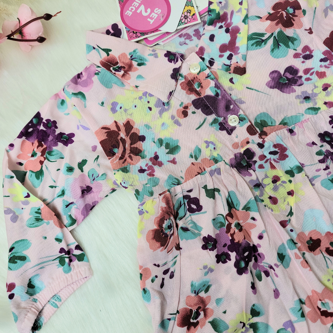 Girl,s fancy Top bottom Full Sleeve Set.Code-118