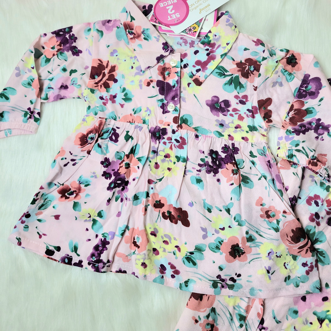 Girl,s fancy Top bottom Full Sleeve Set.Code-118