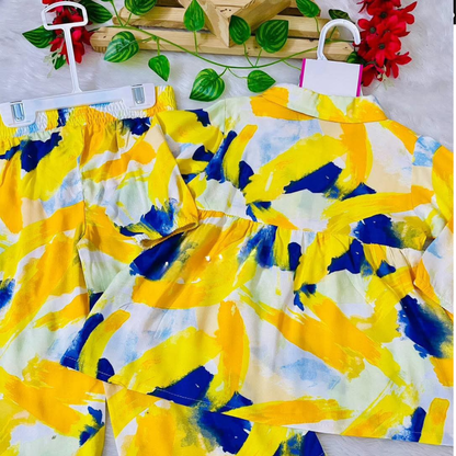 Girl,s fancy Top bottom Full Sleeve Set.Code-110