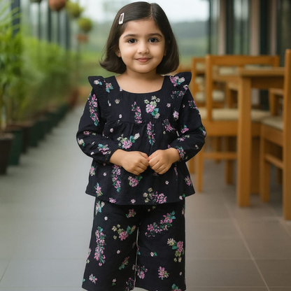 Girl,s fancy Top bottom Long Sleeve Set.Code-105