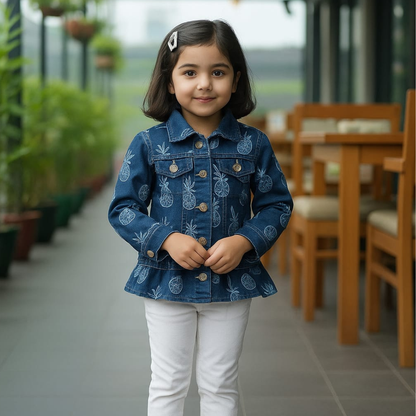 Denim Jacket For Baby Girl - 4003