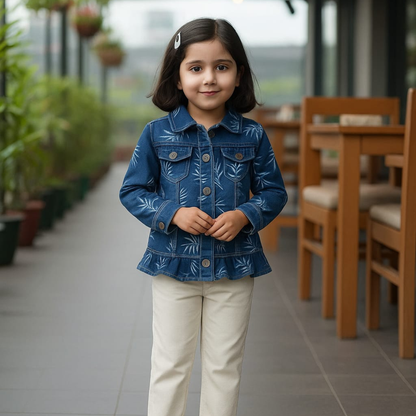 Denim Jacket For Baby Girl - 4004
