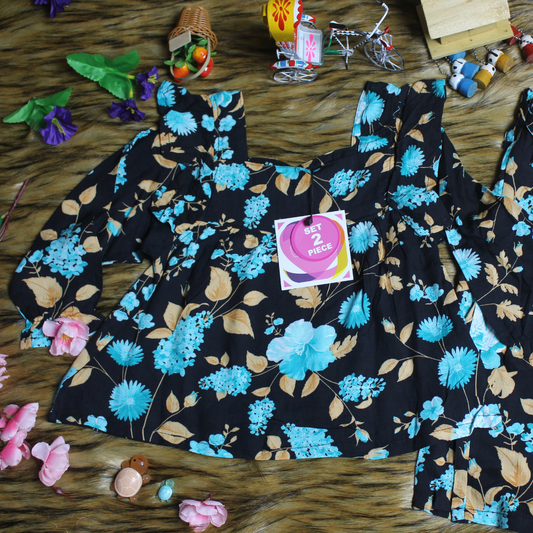 Girl,s fancy Top bottom Long Sleeve Set Code- 106
