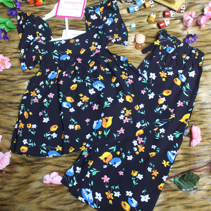 Girl,s fancy Top bottom Half Sleeve Set.Code-152