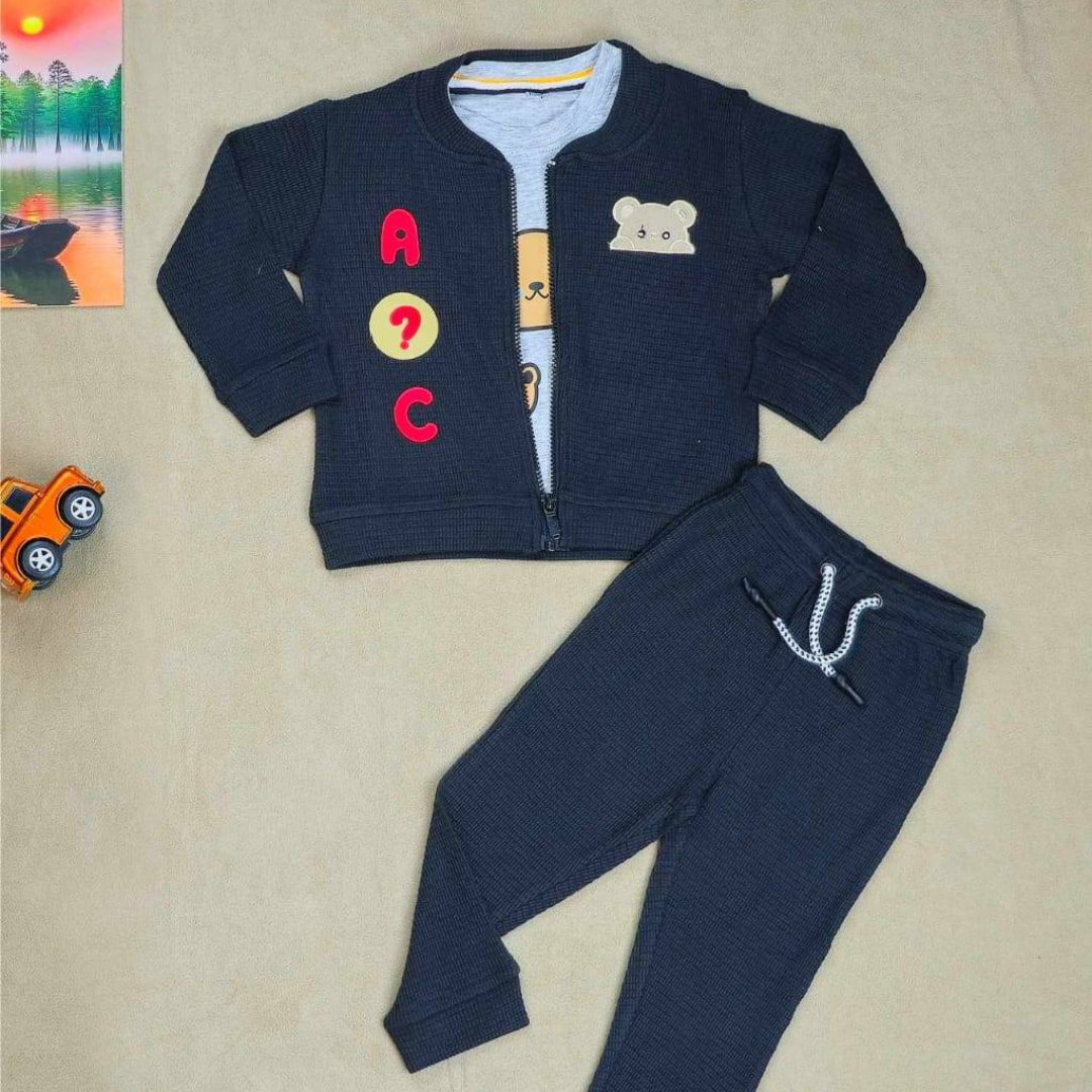 Premium 3-Pcs Baby Winter Set – For 1–4 Years