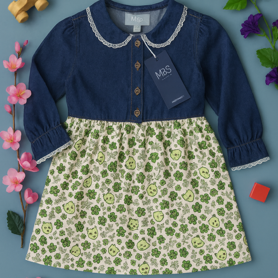 Full Sleev Denim &amp; mix Fabrics Tops -202