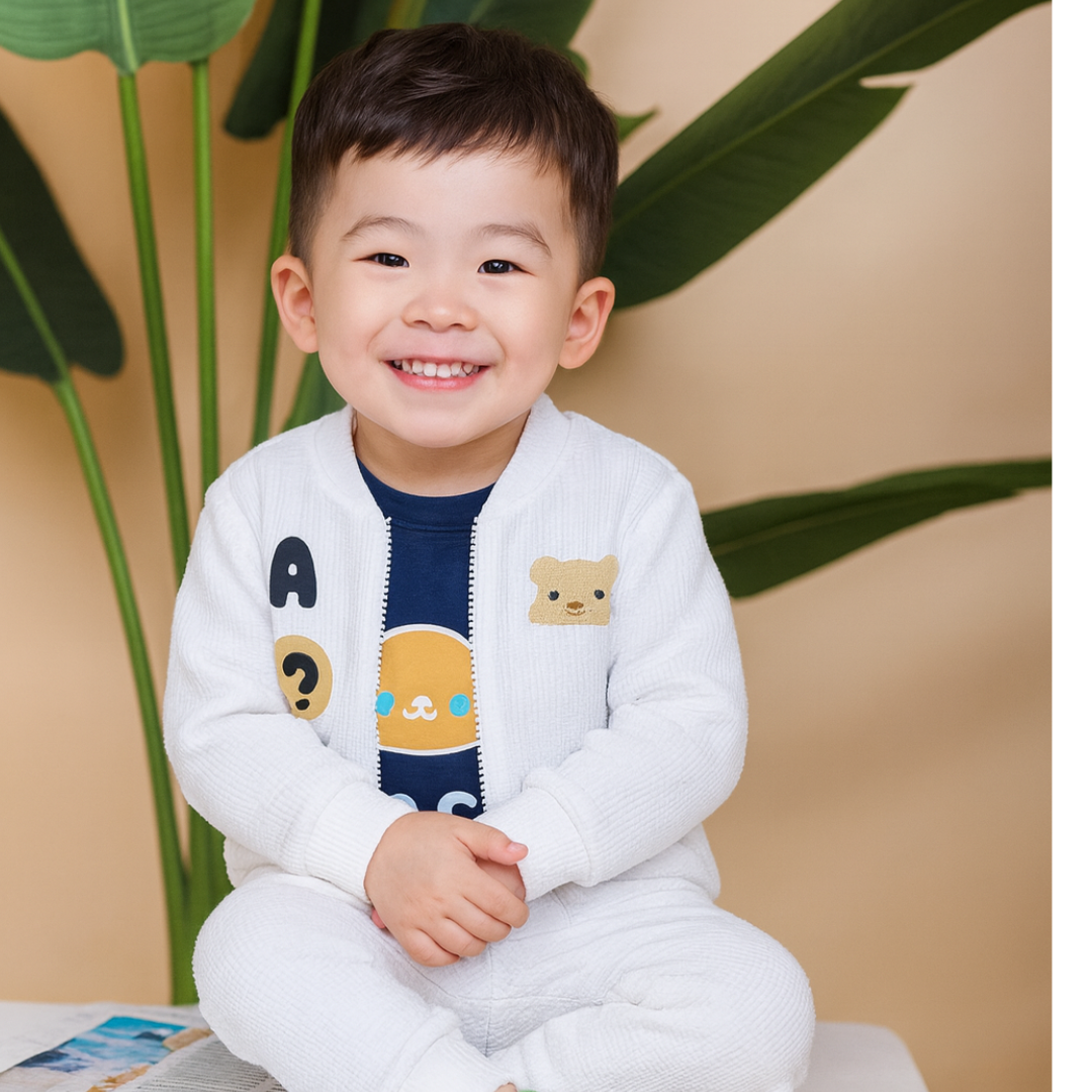 Premium 3-Pcs Baby Winter Set – For 1–4 Years