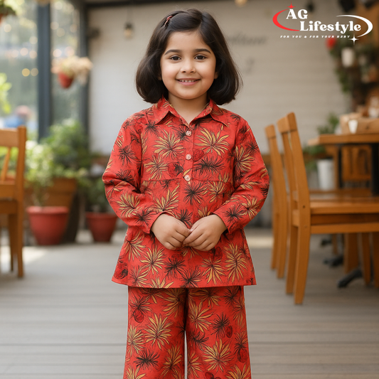 Girl,s fancy Top bottom Full Sleeve Set.Code- 109