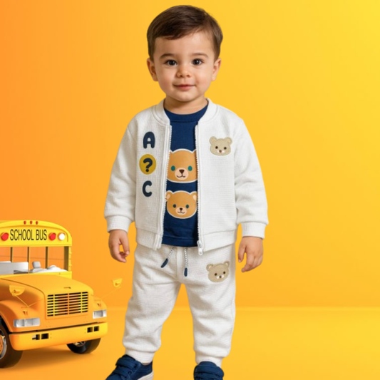 Premium 3-Pcs Baby Winter Set – For 1–4 Years